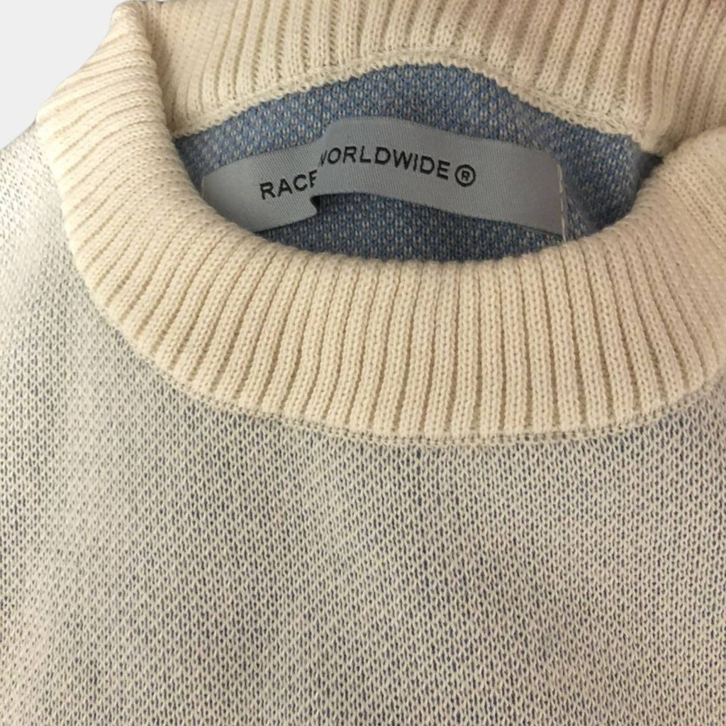 Strik Sweater Oversized Pasform Grafisk Design Blød Kvalitet | Norvyn