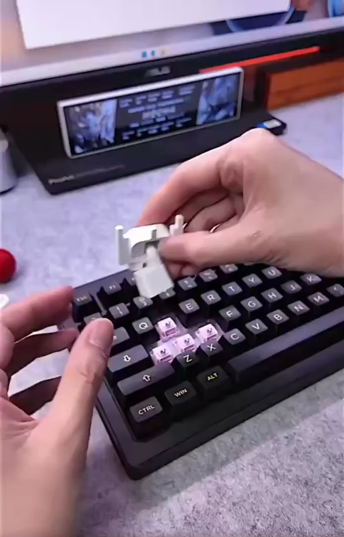 Tastatur-joystick med 4-vejs gamingstyring KeyGlide