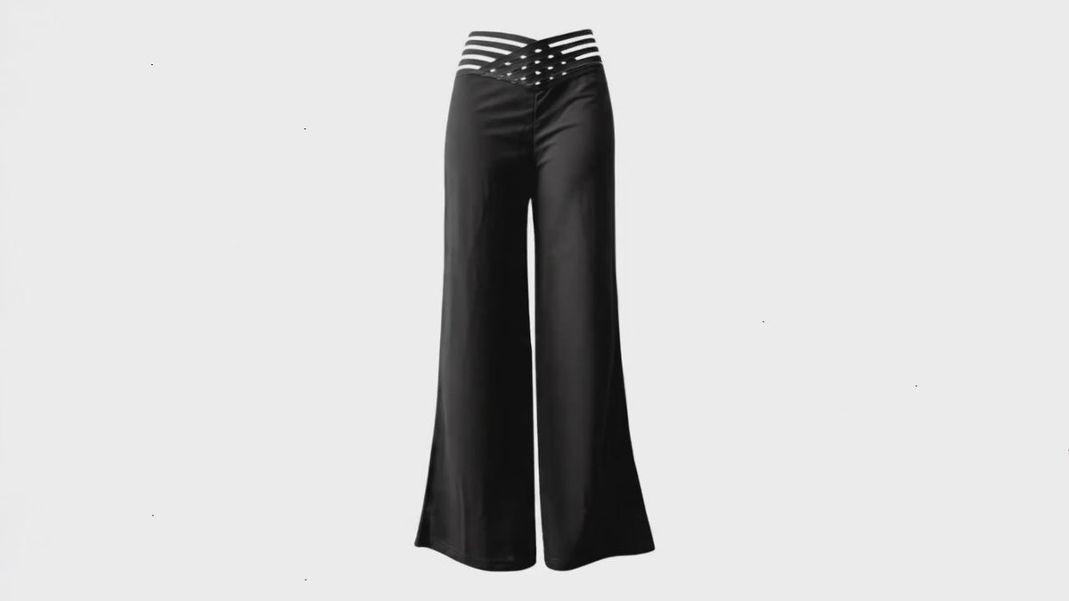 Bukser Wide Leg Høj Talje Slim Fit | Zenvyra