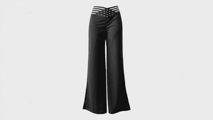 Bukser Wide Leg Høj Talje Slim Fit | Zenvyra