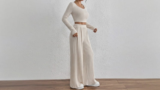 Sæt 2-delt Stretch Løs Sommer Casual | Paloma