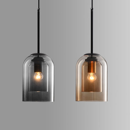 LED Pendellampe Glas Justerbar Moderne Belysning | LumiDrop