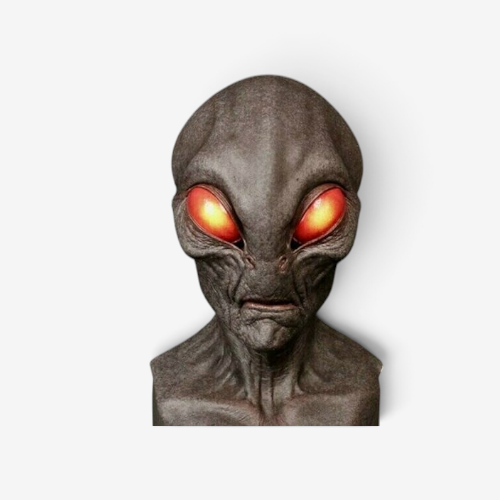 Alien Fuldhovedmaske Håndmalet Latex Cosplay Halloween | AstroMorph