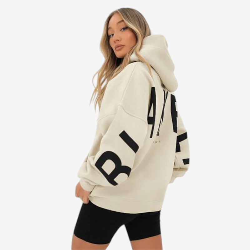 Oversized Hoodie Let Polyester Blød Kvalitet Lag-på-lag Komfort | Virell