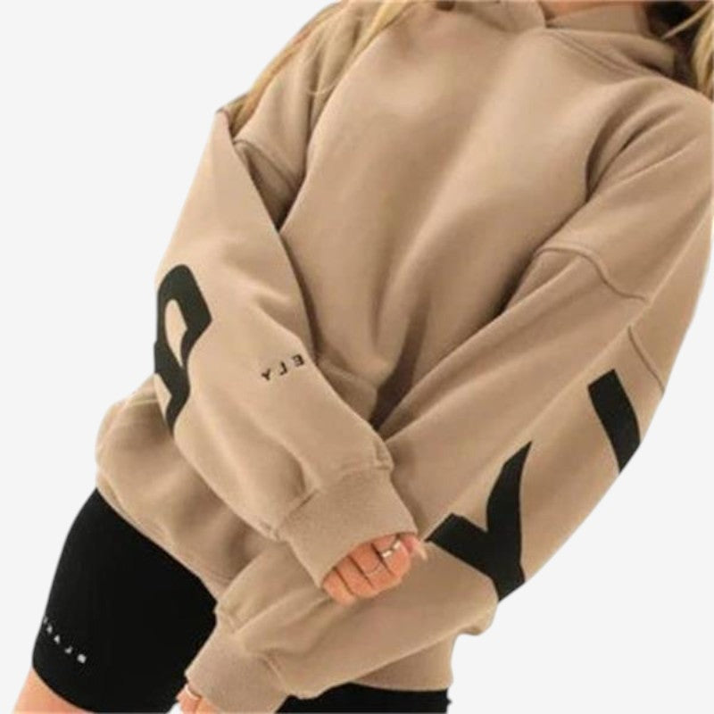 Oversized Hoodie Let Polyester Blød Kvalitet Lag-på-lag Komfort | Virell