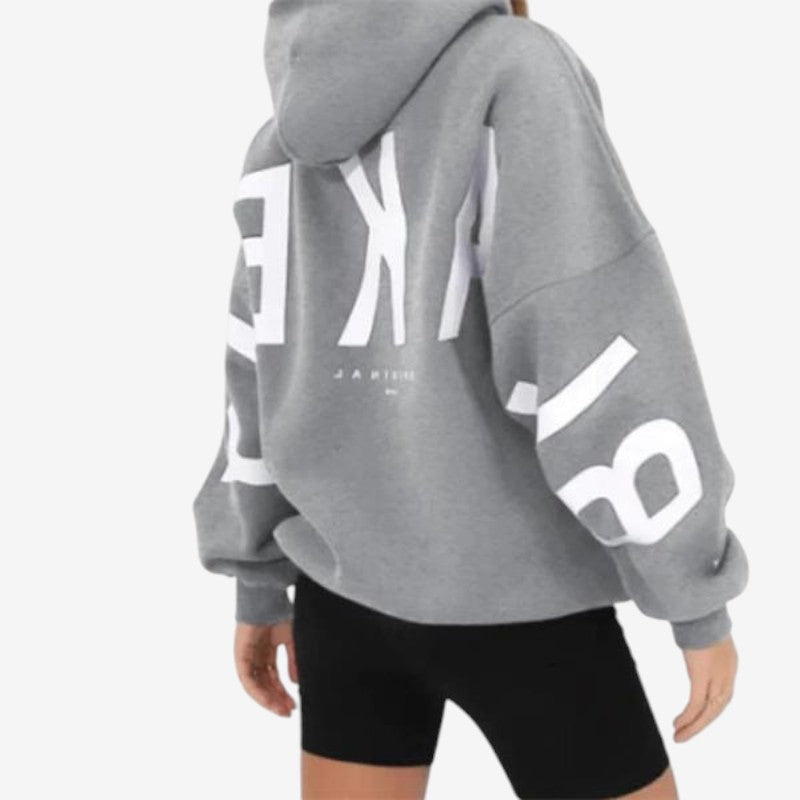 Oversized Hoodie Let Polyester Blød Kvalitet Lag-på-lag Komfort | Virell