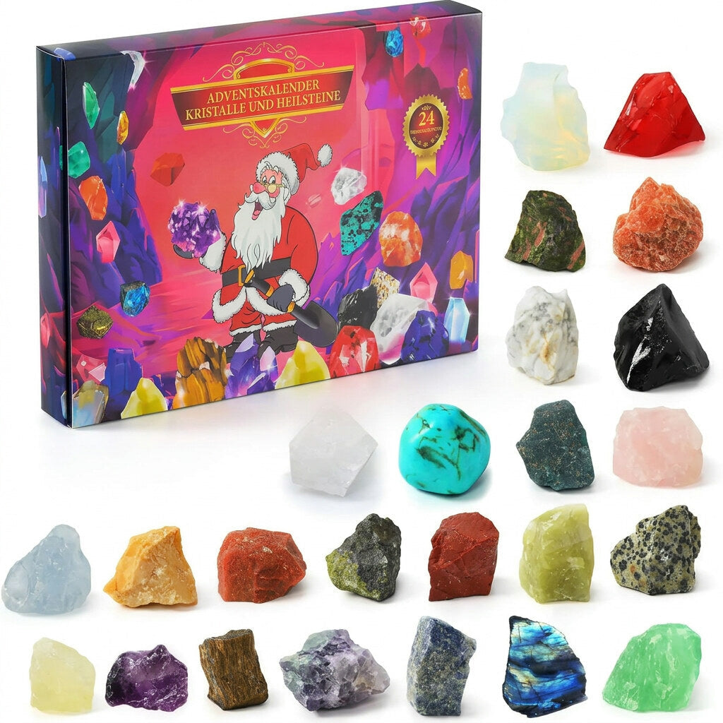 Ekskluzywny kalendarz adwentowy z 24 minerałami do kolekcjonowania | RockAdvent