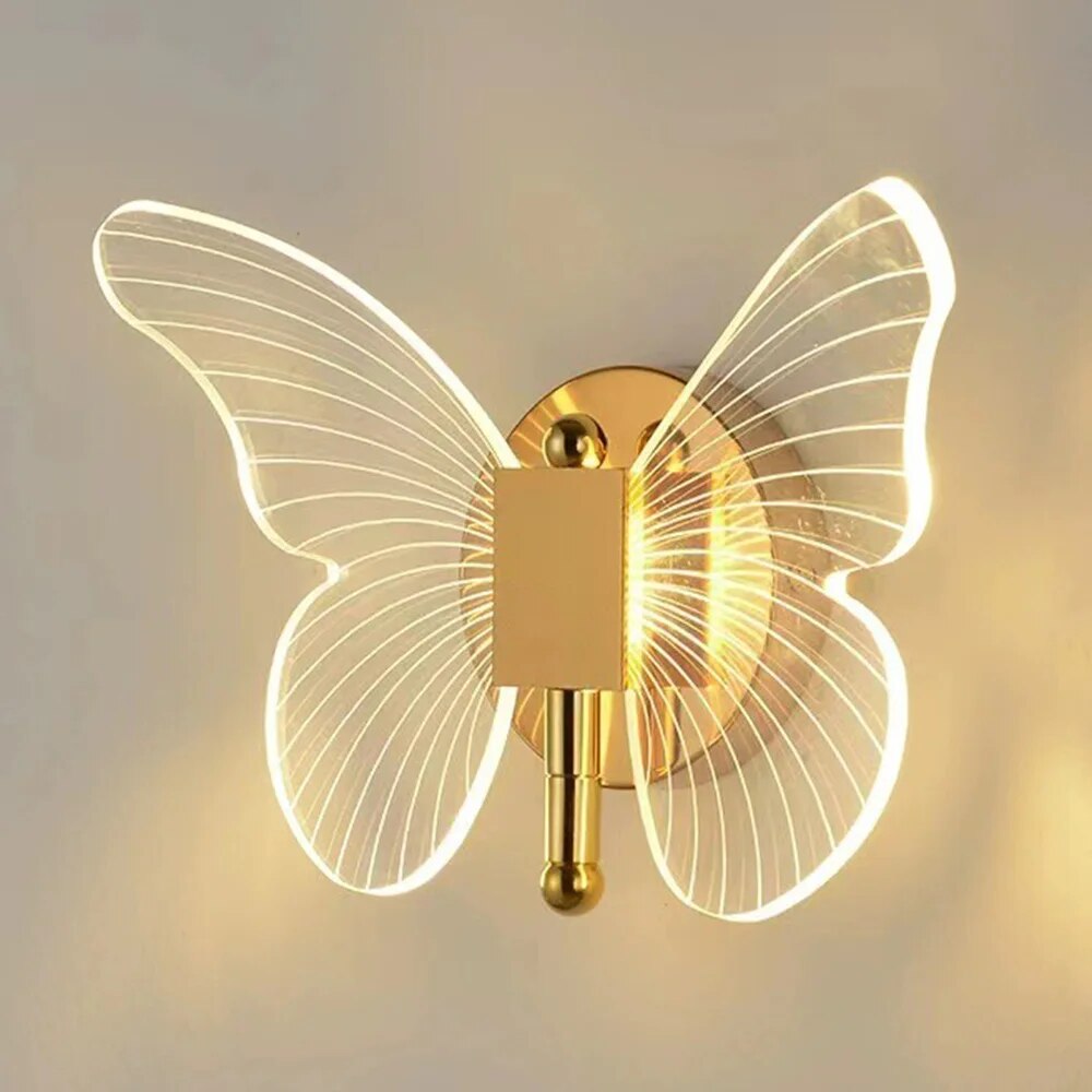 Væglampe med Sommerfugl LED Stemningslys | Celestia