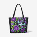 Tote taske med broderi og struktureret canvas design | Estrella