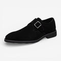 Herresko Spids Tå Monk Strap Klassisk Stil | Denvor