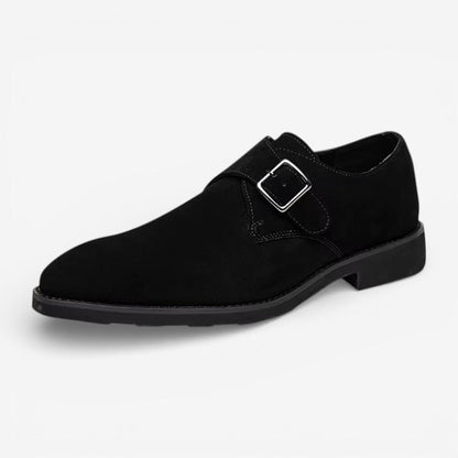 Herresko Spids Tå Monk Strap Klassisk Stil | Denvor