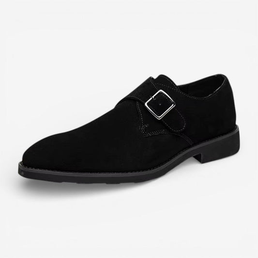 Herresko Spids Tå Monk Strap Klassisk Stil | Denvor