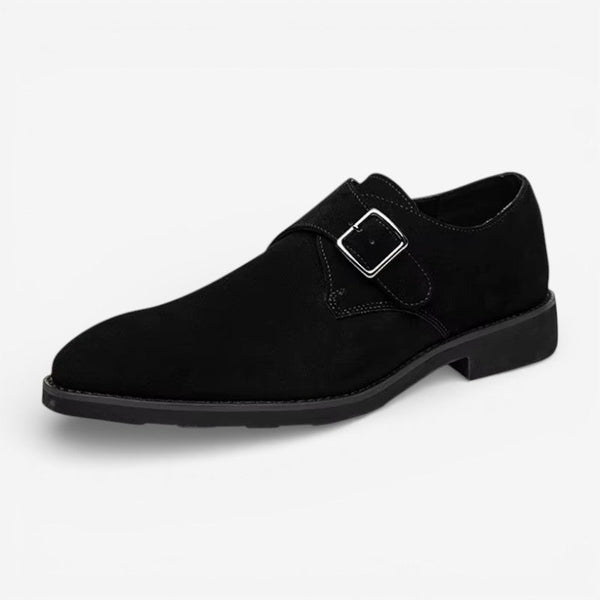 Herresko Spids Tå Monk Strap Klassisk Stil | Denvor