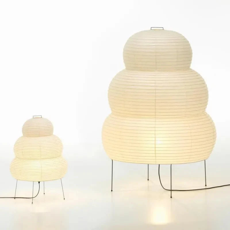 Gulvlampe Japansk Rispapir Design | Luminor