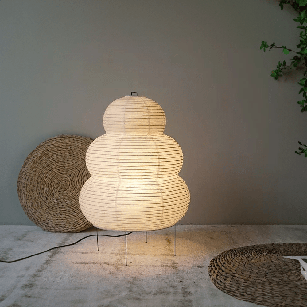 Gulvlampe Japansk Rispapir Design | Luminor