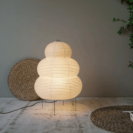 Gulvlampe Japansk Rispapir Design | Luminor