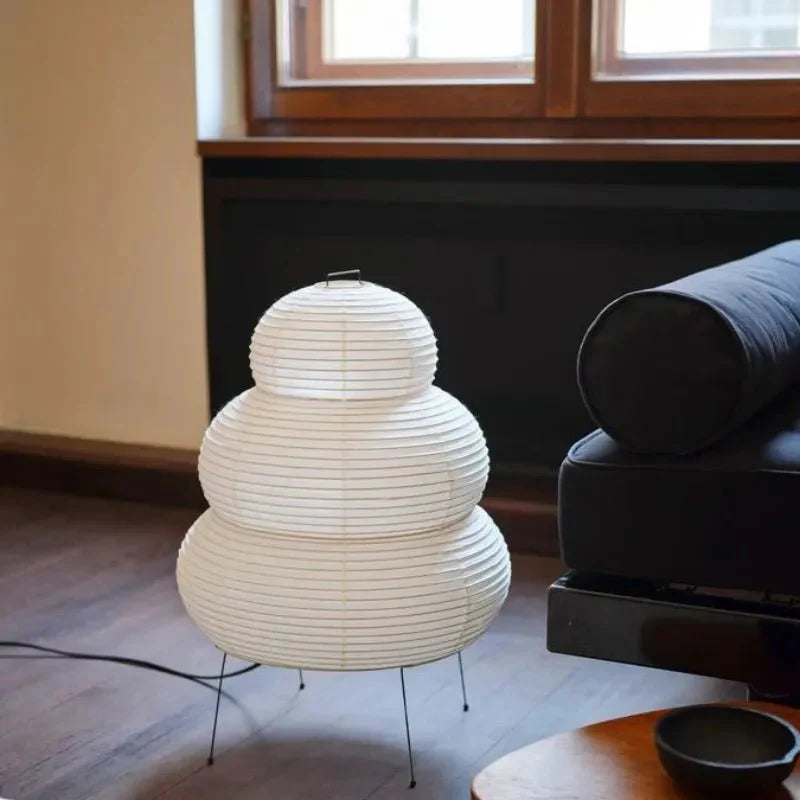 Gulvlampe Japansk Rispapir Design | Luminor