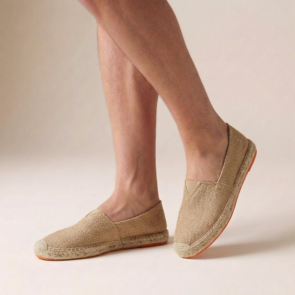 Women's Orthopedic Espadrilles Slip-On Jute Sole - Brown
