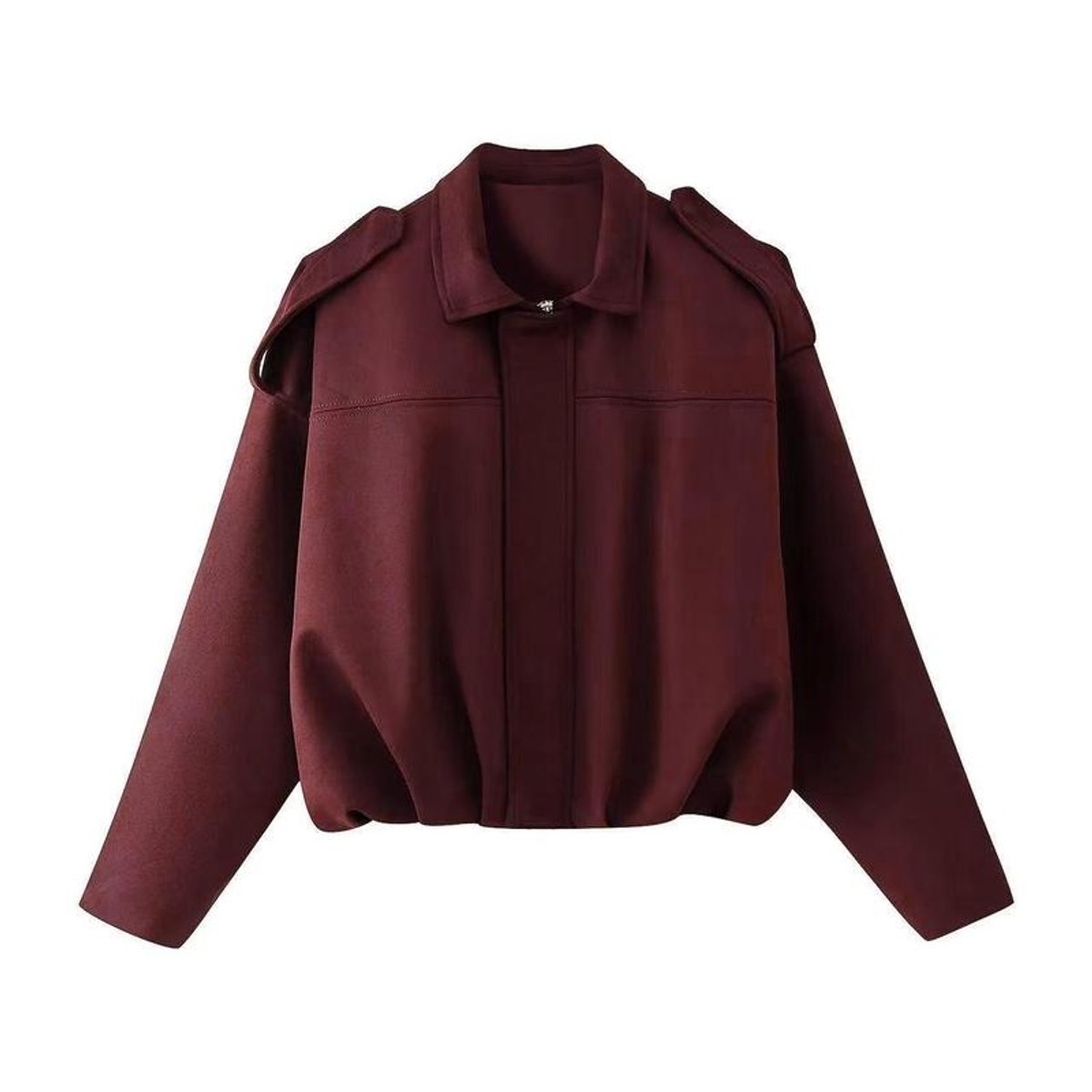 Bomberjakke Oversized Ruskindslook Vintage | Mona