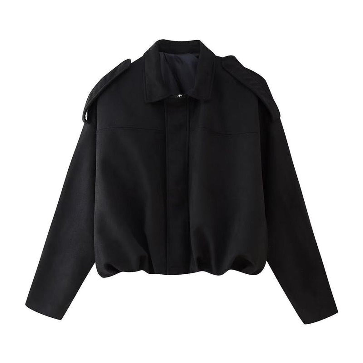 Bomberjakke Oversized Ruskindslook Vintage | Mona